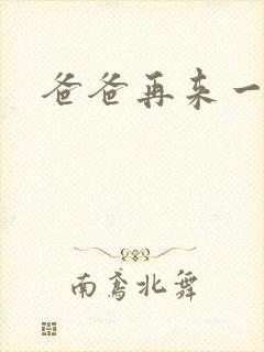 爸爸再来一次封面