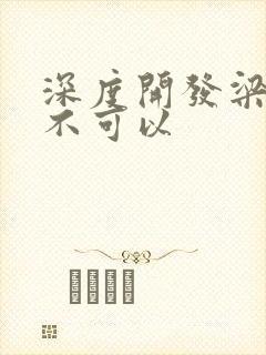 深度开发梁医生不可以