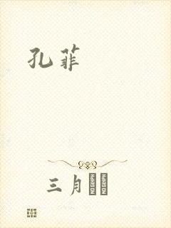 孔菲封面
