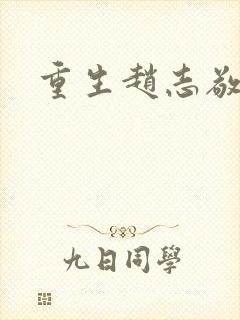 重生赵志敬封面