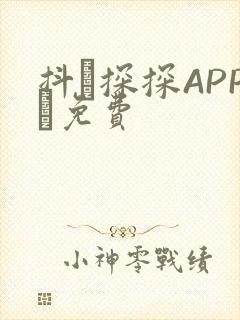 抖抈探探APP汅免费封面
