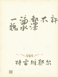 一滴都不许漏 魏承泽