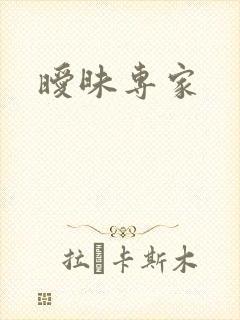 暧昧专家封面
