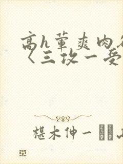高h荤爽肉欲文〈三攻一受〉视频封面