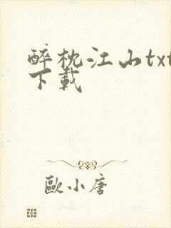 醉枕江山txt下载封面