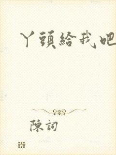 丫头给我吧封面