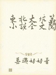 东北大坑第二部小说全文阅读封面