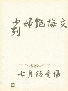 少妇艳梅交换系列封面