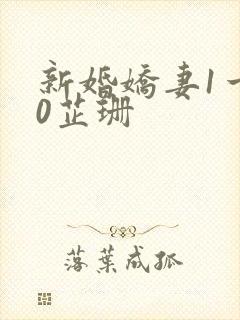 新婚娇妻1一40芷珊