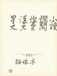 星汉灿烂小说全文免费阅读