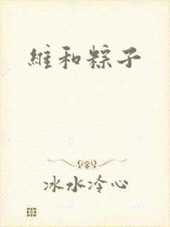 维和粽子