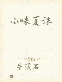 小咪夏沫封面