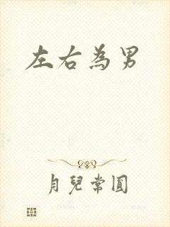 左右为男封面