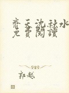 齐天沈秋水小说免费阅读封面