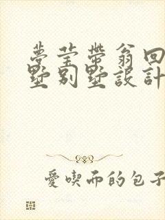 梦莹带翁回乡别墅别墅设计
