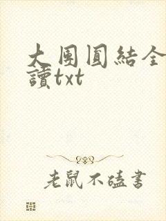 大团圆结全文阅读txt封面