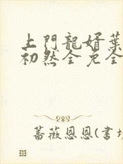 上门龙婿叶辰萧初然全免全集