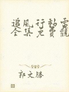 追风行动电视剧全集免费观看