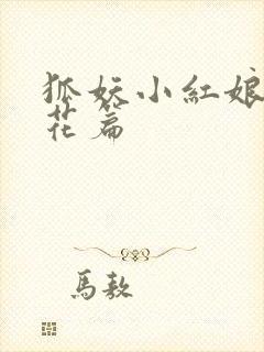 狐妖小红娘两生花篇封面