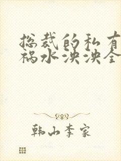 总裁的私有宝贝祸水泱泱全文阅读