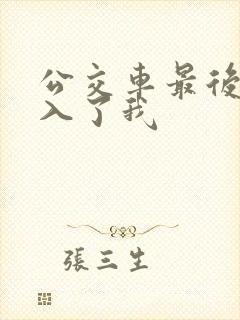 公交车最后一排入了我
