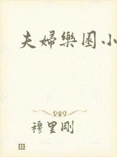夫妇乐园小说封面