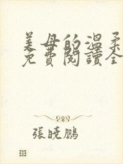美母的温柔小说免费阅读全文笔趣阁封面