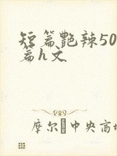 短篇艳辣500篇h文