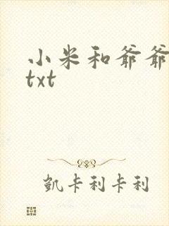 小米和爷爷全篇txt