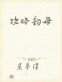 攻略韵母