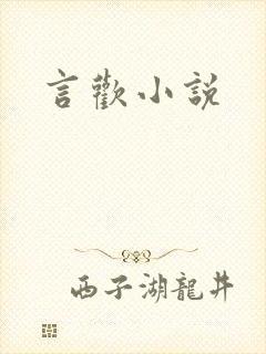 言欢小说封面