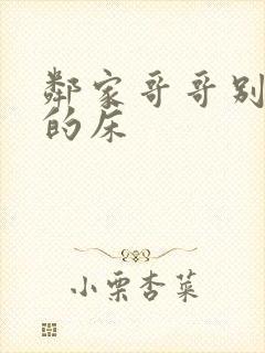 邻家哥哥别上我的床