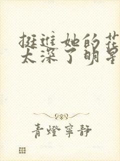 挺进她的花苞啊太深了明星小说封面