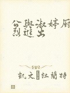 公与淑婷厨房猛烈进出封面