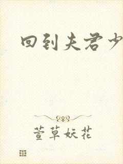 回到夫君少年时