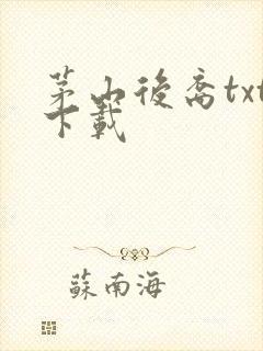 茅山后裔txt下载
