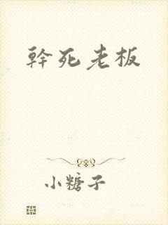 干死老板封面