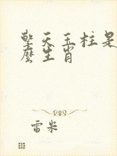 擎天玉柱是指什么生肖