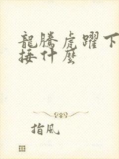 龙腾虎跃下一句接什么