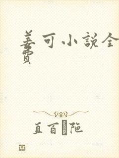 姜可小说全文免费封面