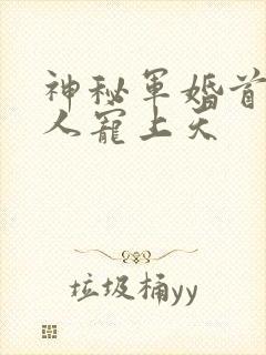 神秘军婚首长大人宠上天封面