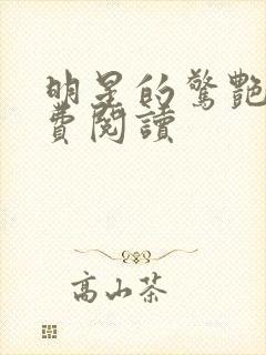 明星的惊艳史免费阅读