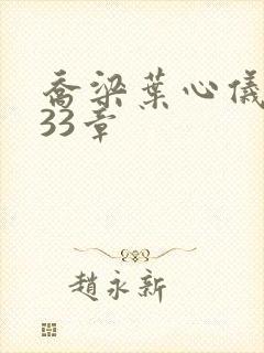 乔梁叶心仪3233章封面