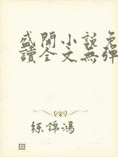 盛开小说免费阅读全文无弹窗