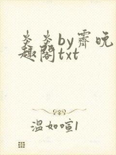 炎炎by霁晚笔趣阁txt封面