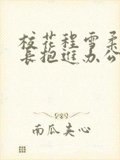 校花程雪柔被校长抱进办公室封面