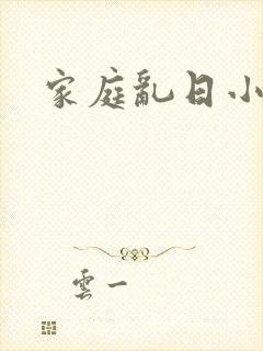 家庭乱日小说