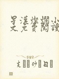 星汉灿烂小说全文免费阅读