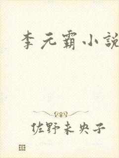 李元霸小说
