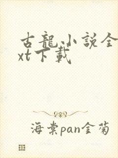 古龙小说全集txt下载封面